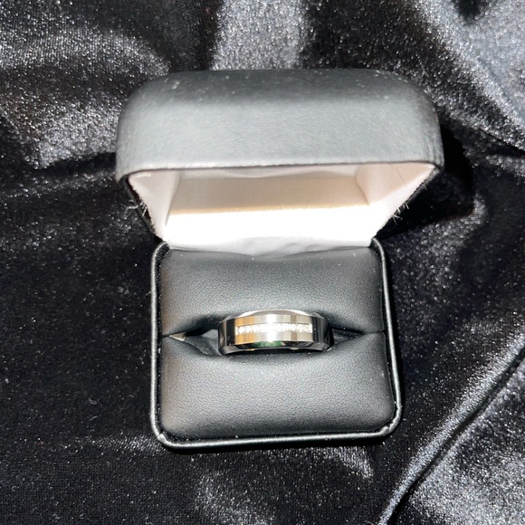 Men’s Cobalt & Diamond Band - Picture 3 of 3